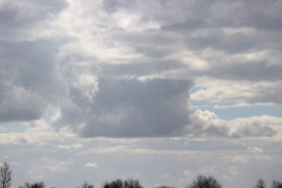 Low angle view of clouds in sky