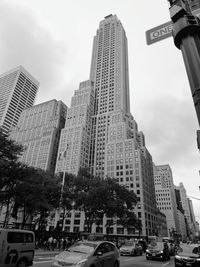 Low angle view of buildings against sky