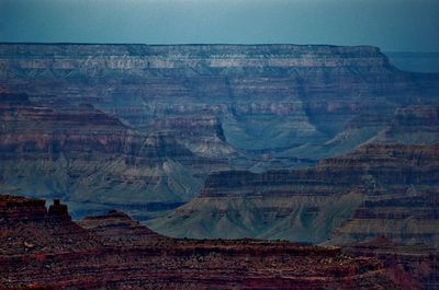 Scenic view of rocky mountains