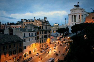 View of buildings in city