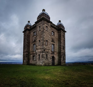 Low angle view of historical building