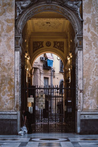 Entrance of old building