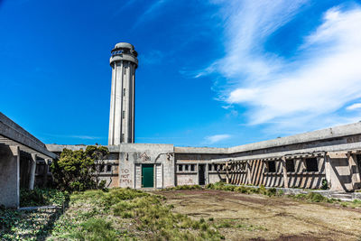 Low angle view of building against sky