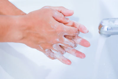 Close-up of human hand