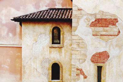 Exterior of old building