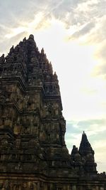Low angle view of historical building against sky