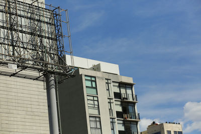 Low angle view of building against sky