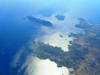 Aerial view of landscape