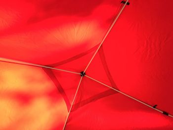 Full frame shot of red umbrella