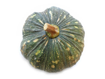 Close-up of pumpkin against white background