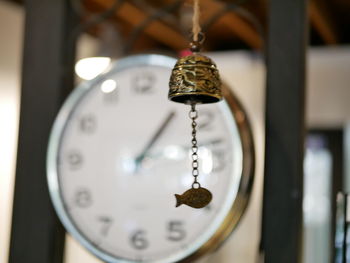 Close-up of clock