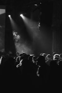 Crowd at music concert