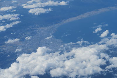 Low angle view of clouds in sky