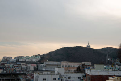 Cityscape against sky