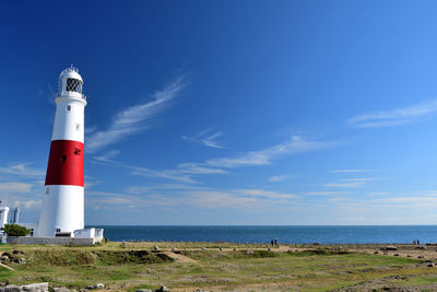 Lighthouse at seaside