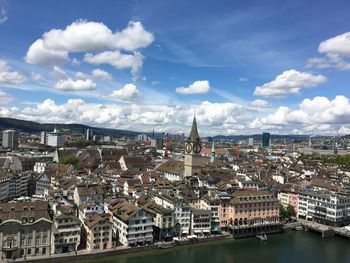 Cityscape against sky