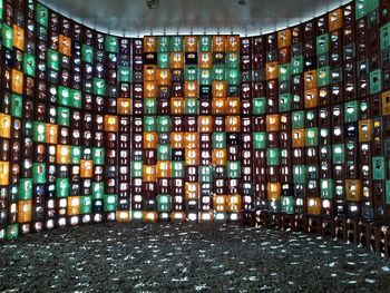 Illuminated city at night