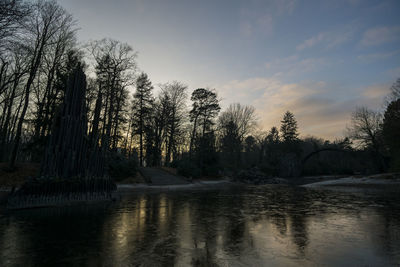 Scenic view of river against sky