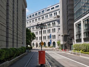 View of buildings along street