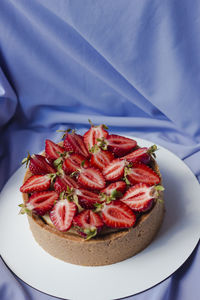 Close-up of dessert in plate