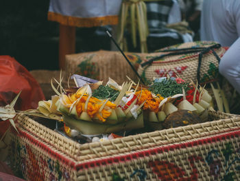 Close-up of fruits for sale in market