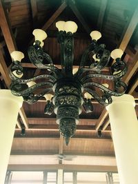 Low angle view of ceiling