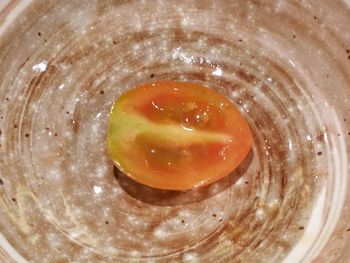 High angle view of breakfast