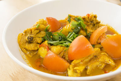 Close-up of vegetables in bowl