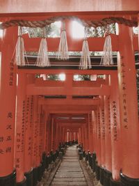 Corridor of temple