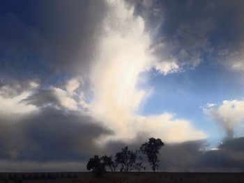 Scenic view of cloudy sky