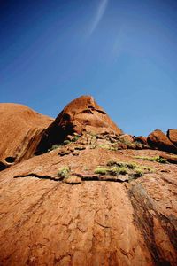 Rock formations in desert