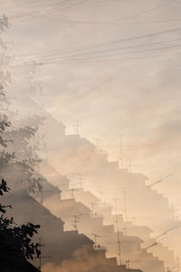 Low angle view of buildings against sky