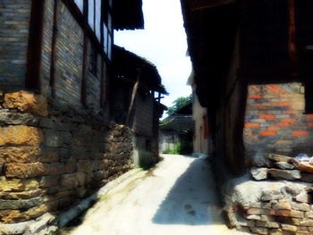 View of old building