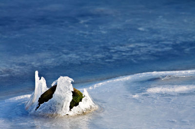 View of calm blue sea against the sky