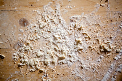 Full frame shot of peeled wall