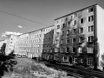 Buildings in city against sky