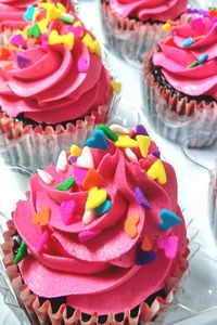 Close-up of cupcakes