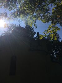 Low angle view of building against sky