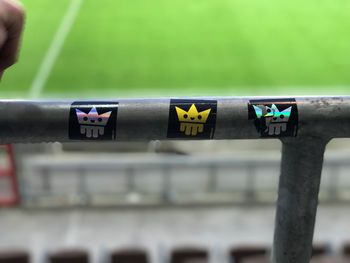 Close-up of shopping cart