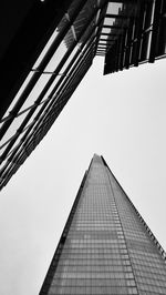 Low angle view of modern building