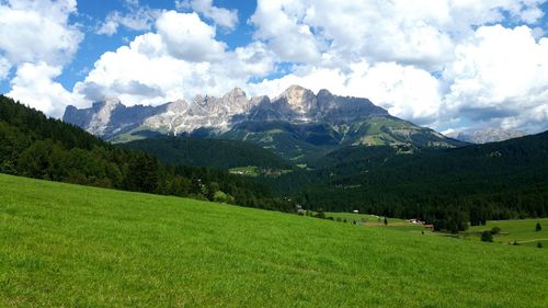 Panoramic view of landscape against sky