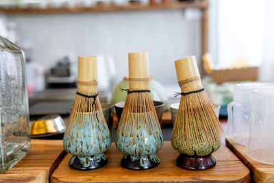 Close-up of food on table
