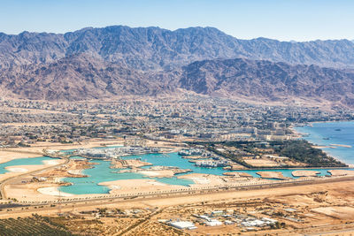 Aerial view of a city