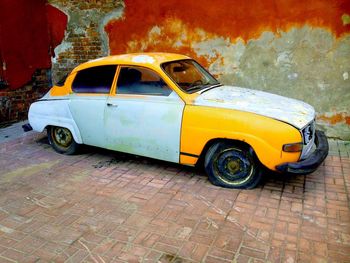 Car on road
