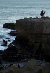 Scenic view of beach