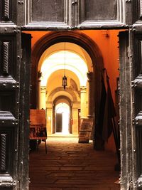 View of corridor in building