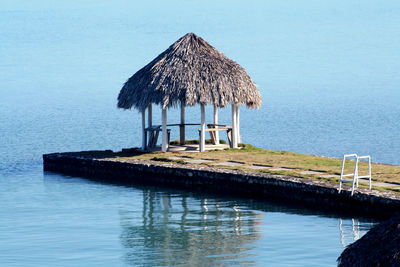 Pier in sea