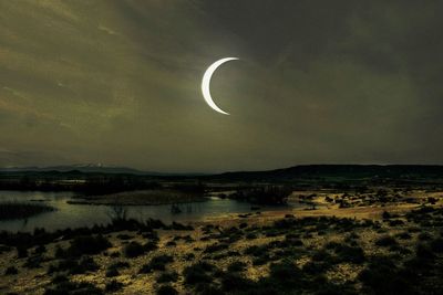 Scenic view of landscape against sky