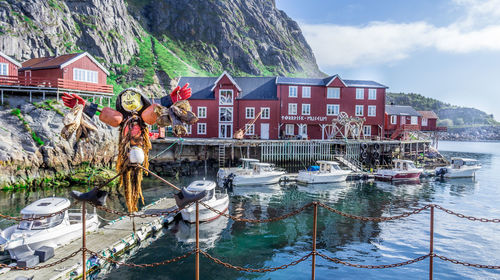 View of buildings at waterfront