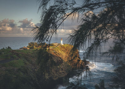 Kilauea lighthouse in the morning, hawaii, kauai